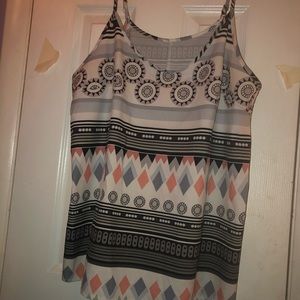 Abstract tank top